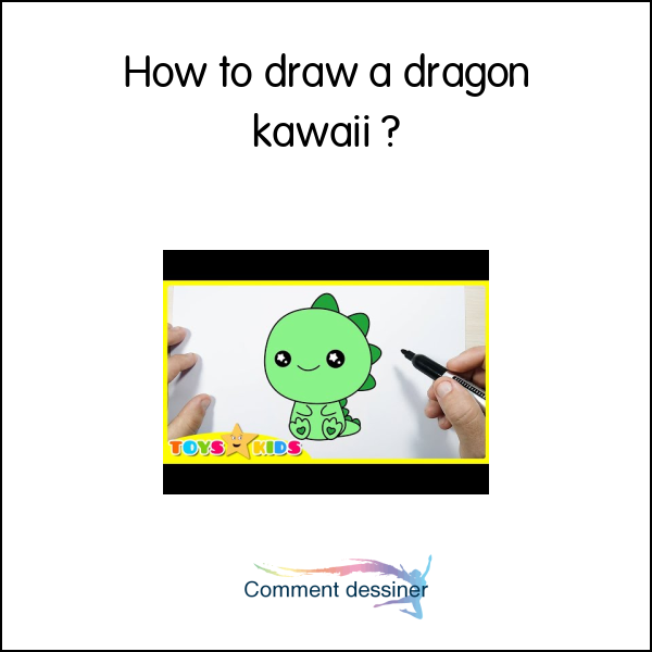 How to draw a dragon kawaii